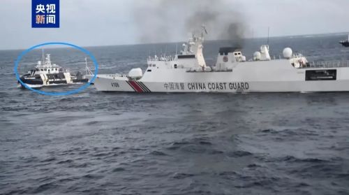 Kaiyun：又打起来了？中菲在铁线礁再次爆发冲突！中国海警登礁使用扫雷器清理垃圾(图2)