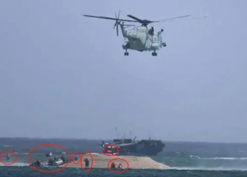 Kaiyun：又打起来了？中菲在铁线礁再次爆发冲突！中国海警登礁使用扫雷器清理垃圾(图12)