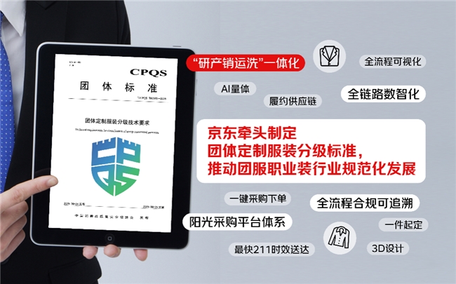 Kaiyun：京东牵头制定行业首个团体定制服装分级标准(图1)