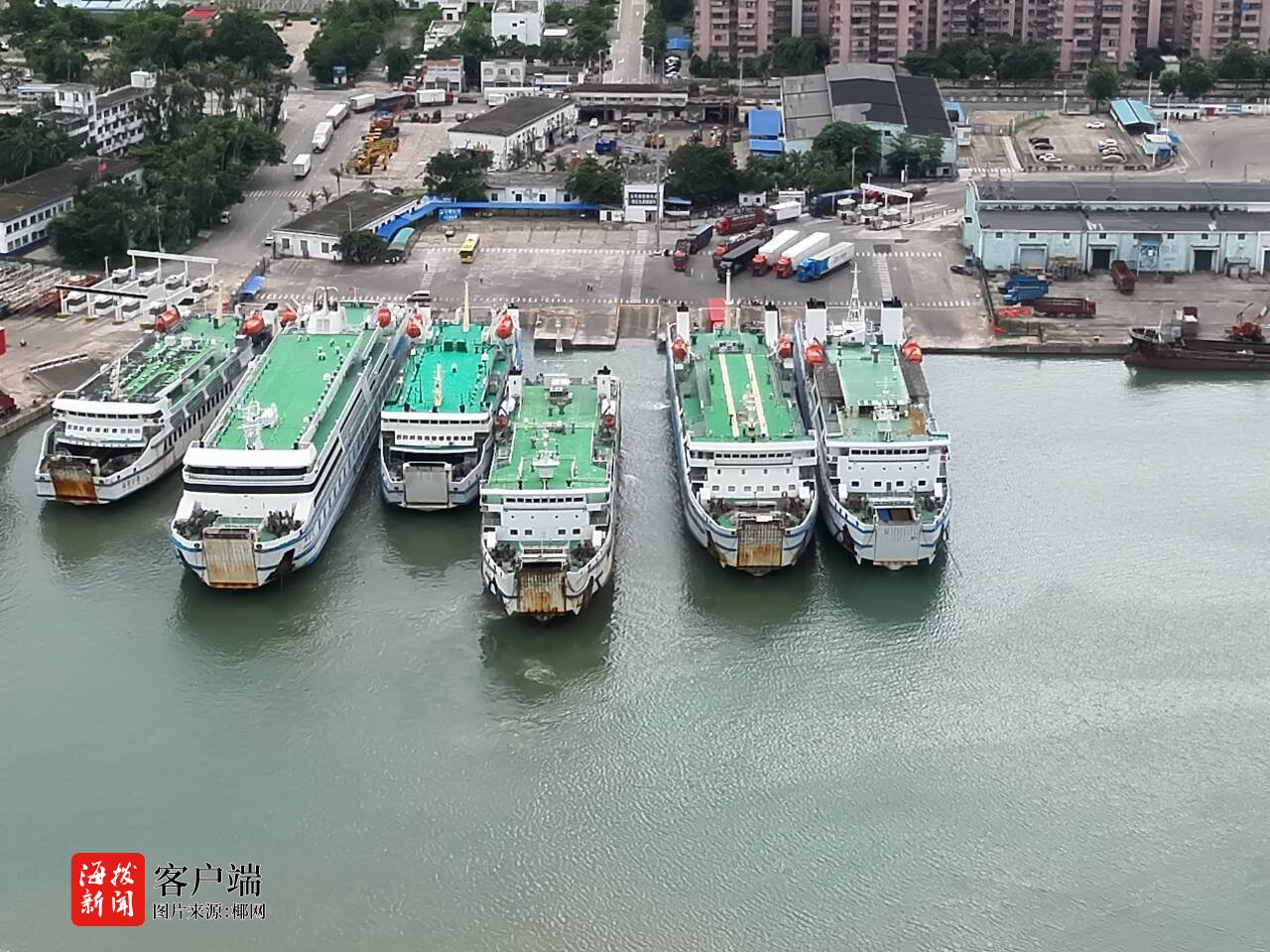 台风“韦帕”过后琼州海峡客滚船运输有序开展复运(图2)